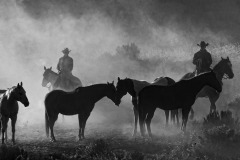 Rock Springs Cowboys Black and White- Cowboy Photography by Jody L. Miller