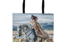 Noble-White-Steed-Tote-Bag