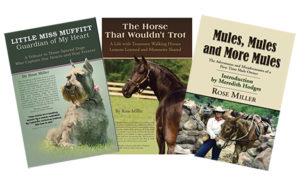 Horse books by Author, Rose Miller