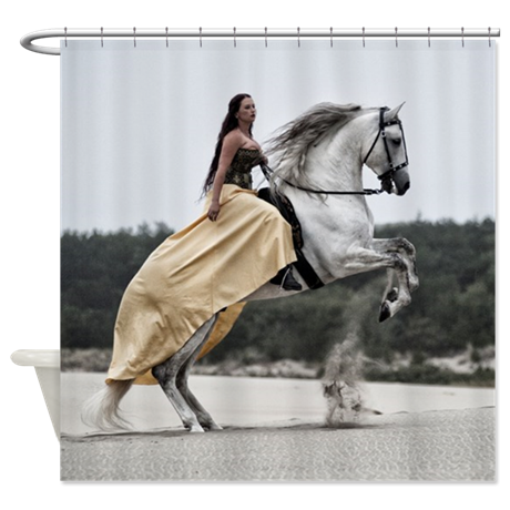 Equine Art Shower Curtain-Jody L Miller Photography